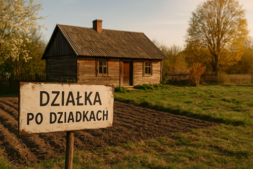 Działka po dziadkach